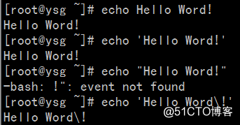 Linux常用命令——echo