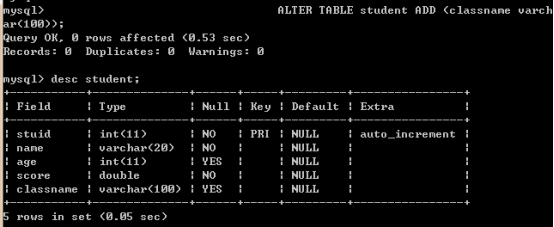 Java学习总结（十五）——MySQL数据库（上）—增，删，改与部分查询语句