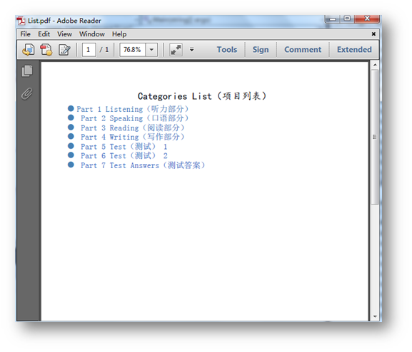 C#/VB.NET 创建PDF项目符号列表和多级编号列表