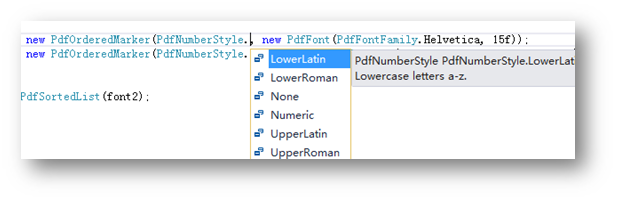 C#/VB.NET 创建PDF项目符号列表和多级编号列表
