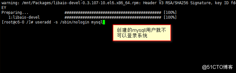 在Linux上安裝mysql