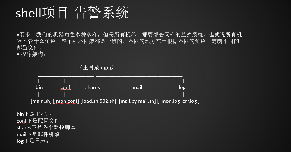 20.16/20.17 shell中的函数20.18 shell中的数组20.19 告警系统需求分析