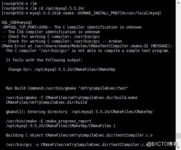 Redhat6.5中MySQL數據庫的搭建