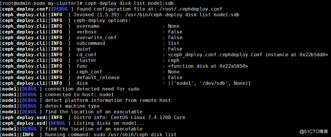4节点ceph10.0.20基于centos7.4.1708安装