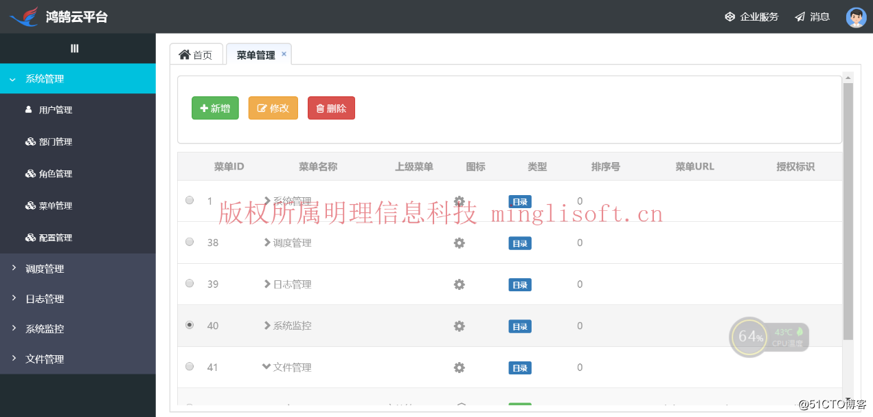 Spring Cloud--Honghu Cloud Distributed Microservice Cloud System-System System Management