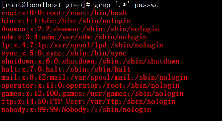 正则介绍     grep