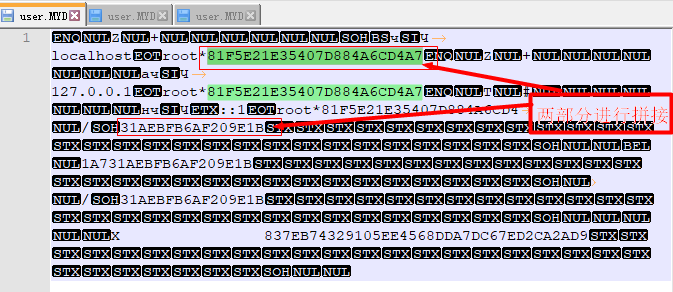 mysql密码文件及密文