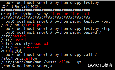 Python development search file script