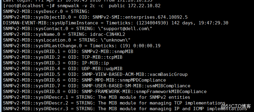 Zabbix通过SNMPv2监控DELL服务器的硬件信息