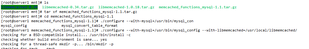 mysql+memcached