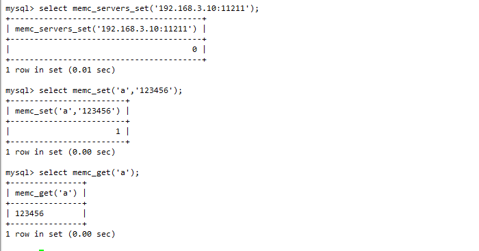 mysql+memcached