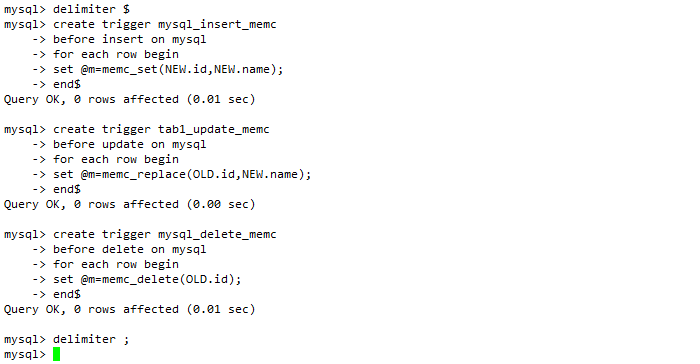 mysql+memcached