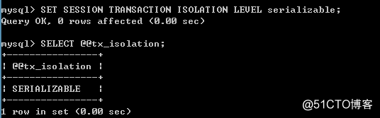 Demonstration of isolation levels for transactions: Demonstration of serialization