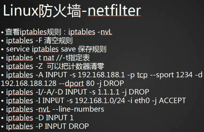 iptables语法