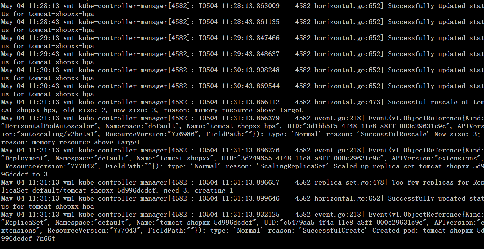 K8S集群基于metrics server的HPA测试