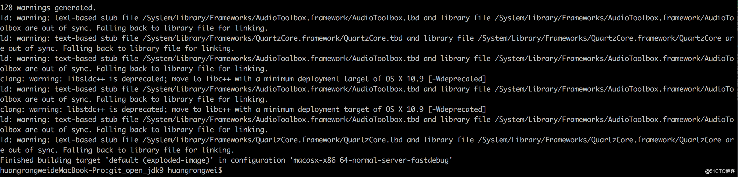 55.记一次在mac os上编译OpenJDK9源代码的过程
