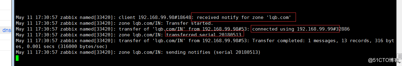 CentOS7.4下建立DNS主從服務器（二）