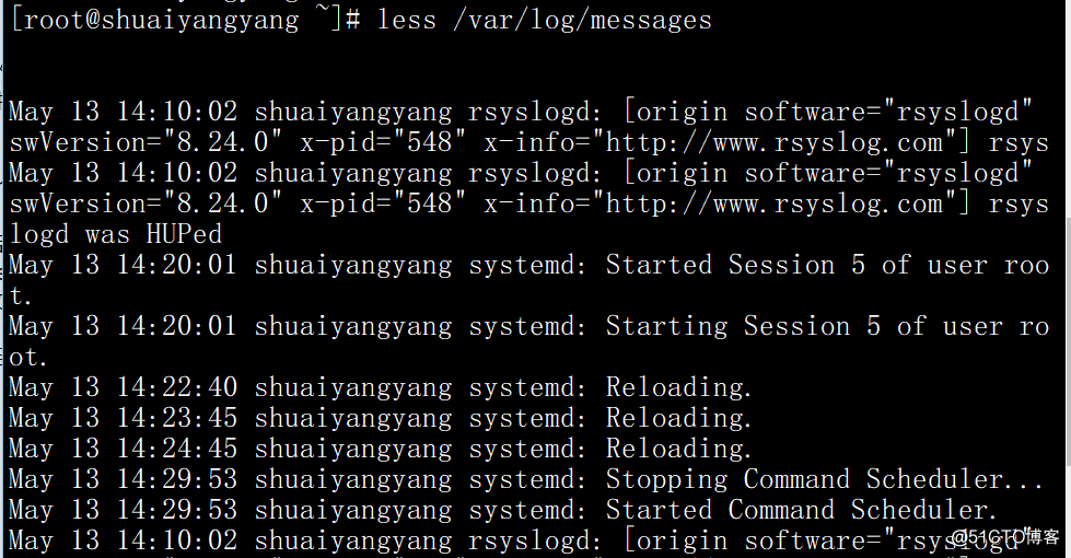 rsync通过服务同步、linux系统日志和screen工具