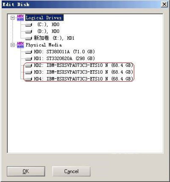 raid阵列崩溃后对物理硬盘做完整镜像