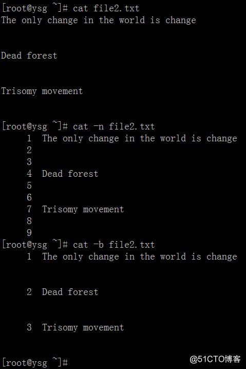 Linux常用命令——cat