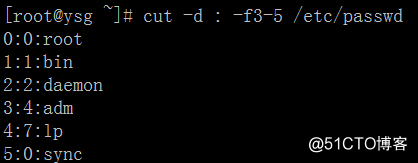Linux常用命令——cut