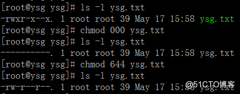 Linux常用命令——chmod