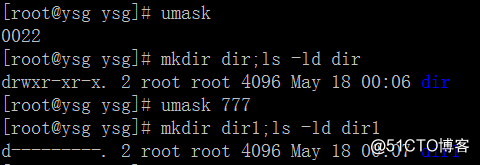 Linux常用命令——umask