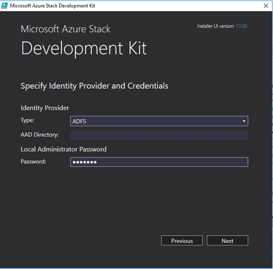 Azure Stack Development Kit 部署（二）