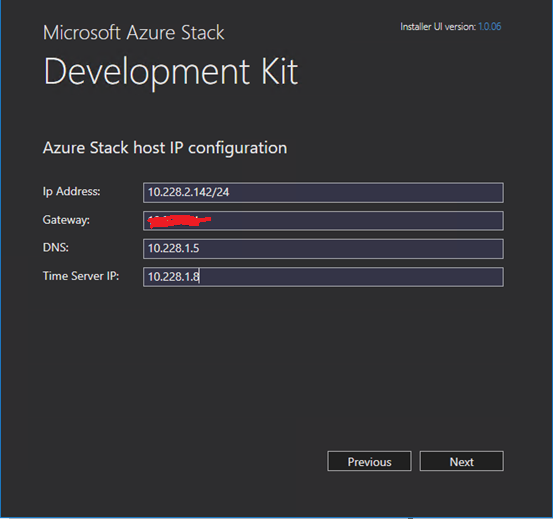 Azure Stack Development Kit 部署（二）