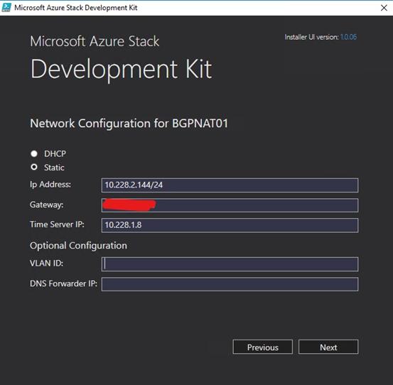 Azure Stack Development Kit 部署（二）