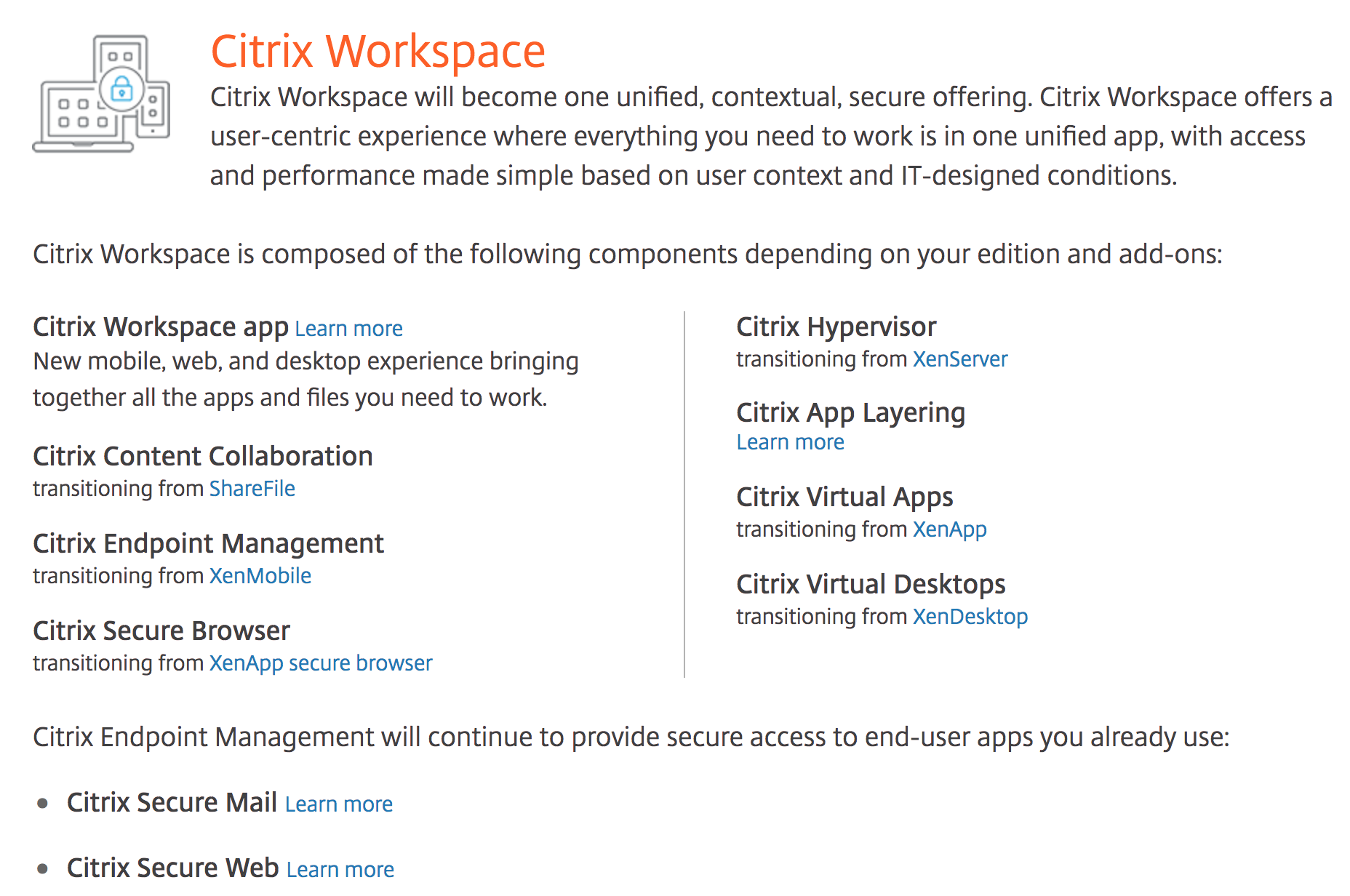 Citrix废弃了NetScaler和Xen两大品牌！