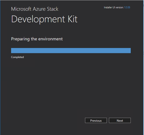 Azure Stack Development Kit 部署（二）