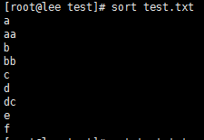 sort用法（centos7）