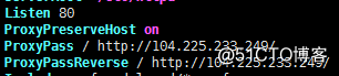 apache、nginx实现反向代理