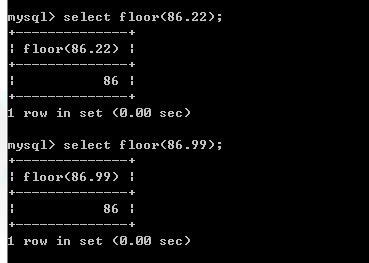 mysql常用的函数