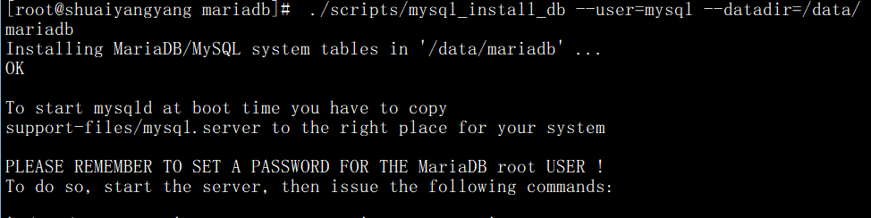 安装mariadb，安装apache