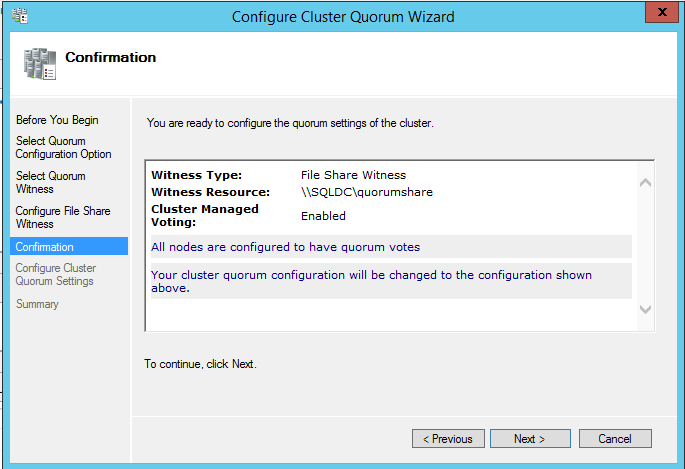 SQL Server Alwayson搭建四：故障转移集群配置