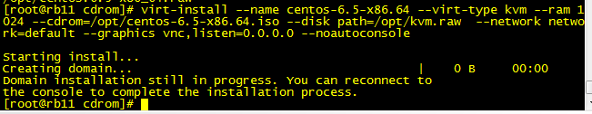 centos6.5安装kvm 及vnc图形化连接遇到的问题