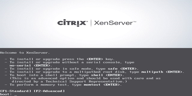 Xen-Server7.0安装