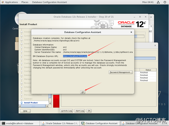 Centos7安裝Oracle-12c