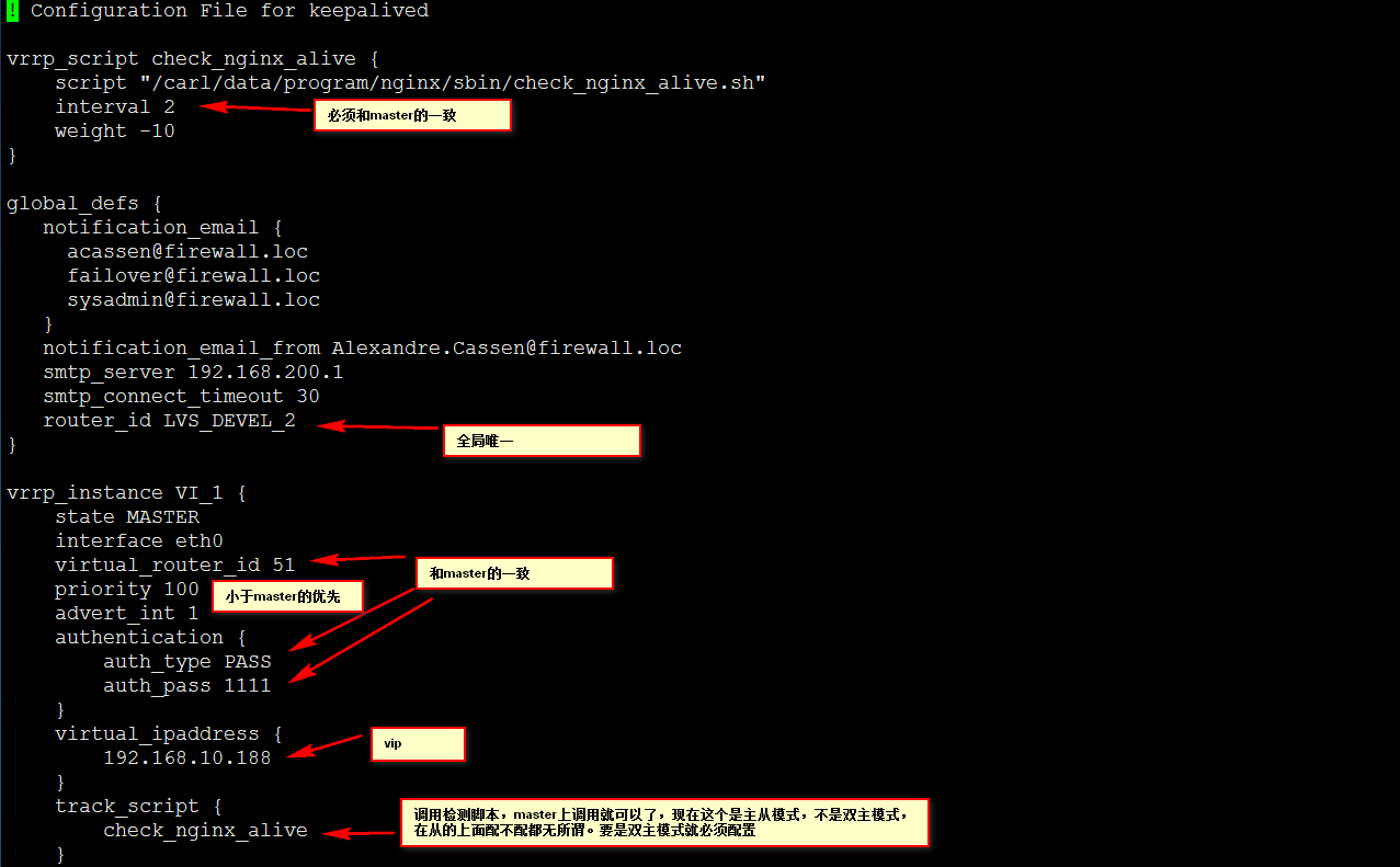 nginx+keepalive实现高可用负载均衡