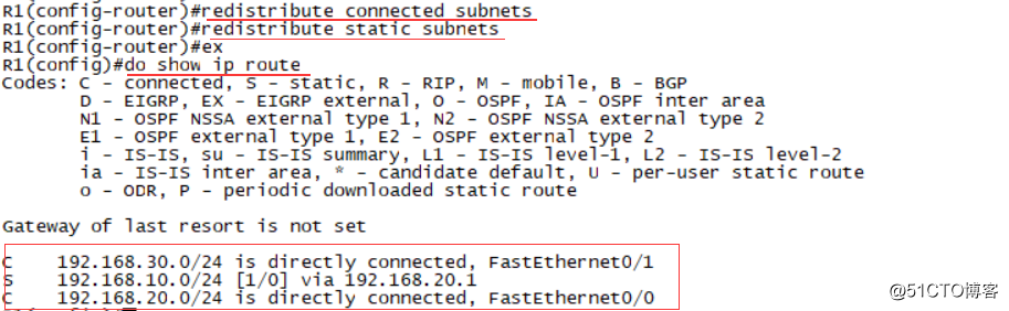 OSPF动态路由配置