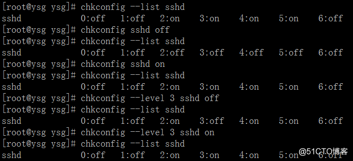 Linux常用命令——chkconfig