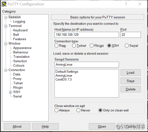 使用Puttyf分别用密码方式和密钥方式登录Linux系统