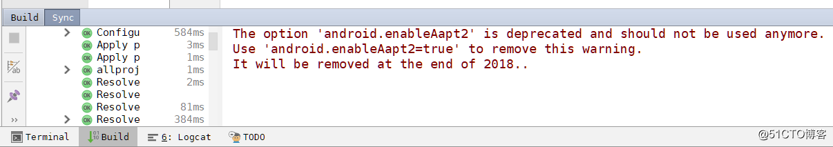 Android之AAPT2 error: check logs for details