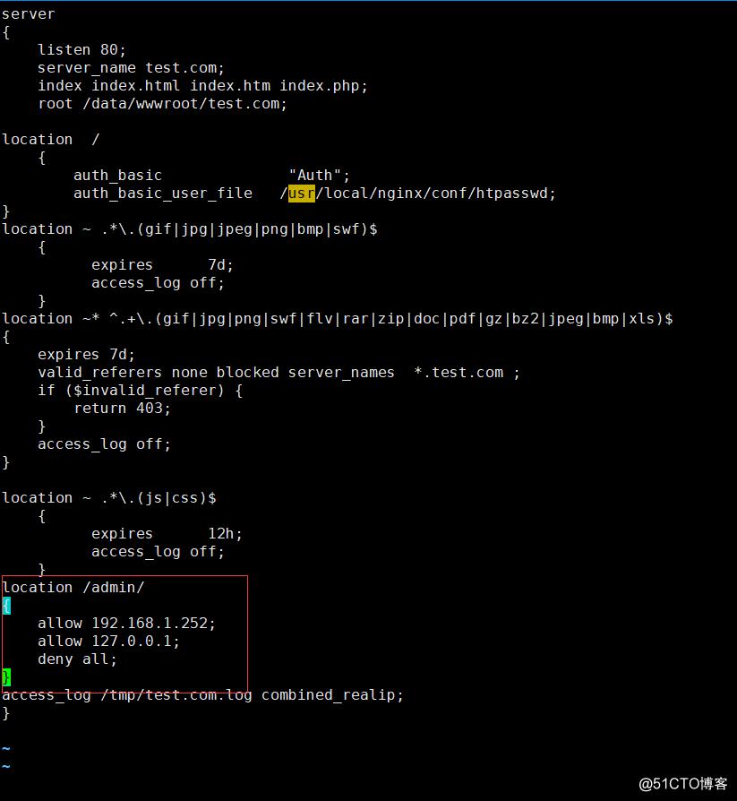 Nginx防盗链、访问控制 、解析php相关配置及Nginx代理