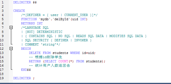 Java学习总结（十八）——MySQL数据库（4）MySQL数据库中的视图，函数，存储过程中常见循环