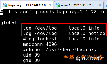 haproxy负载均衡与搭建web群集