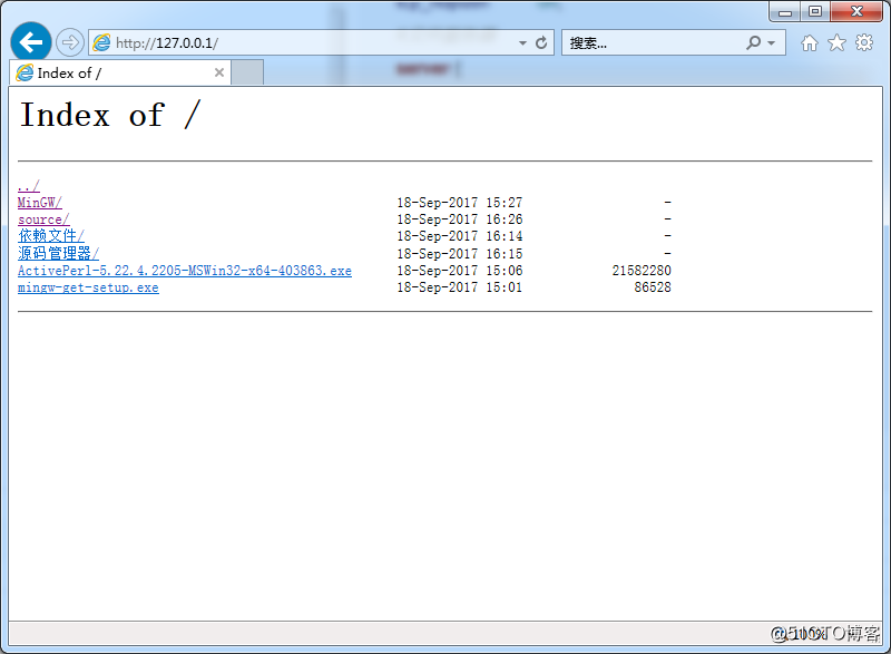 nginx1.15.0-window 文件服务器