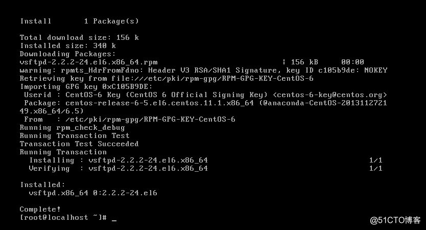 六月考核：CentOS系統安裝FTP服務器。